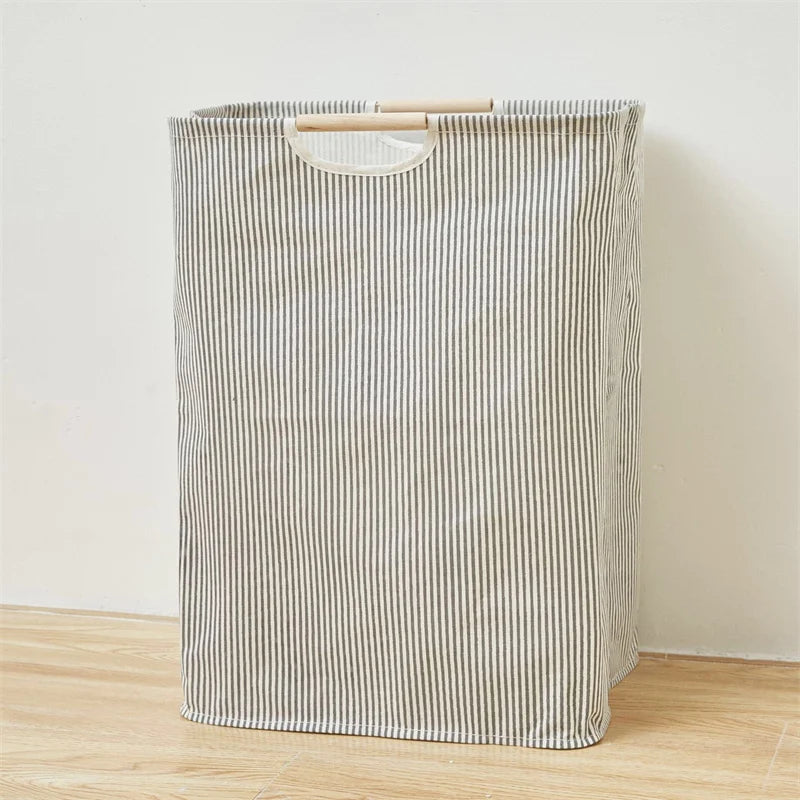 panier de rangement pliable pour linge sale avec poignée