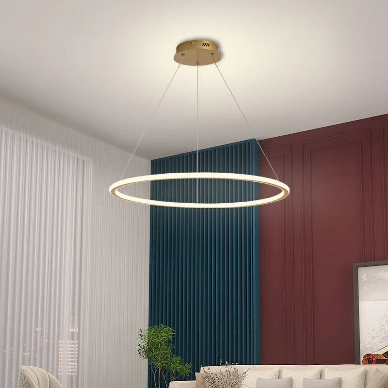 suspension LED design nordique minimaliste tête unique