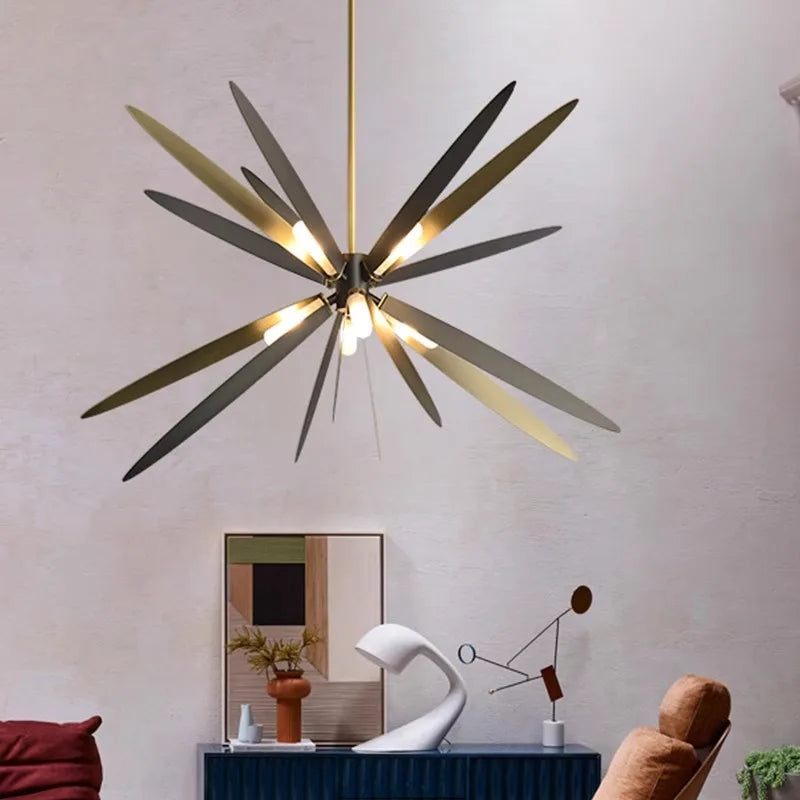 lustre led suspendu décoratif pour éclairage intérieur moderne