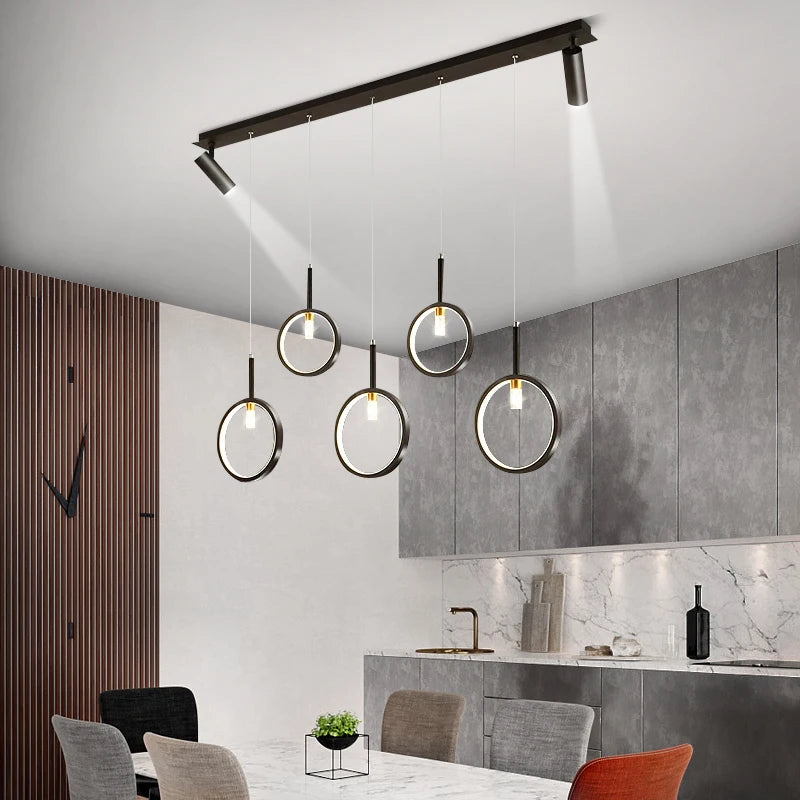 suspension moderne à led pour intérieur élégant et design