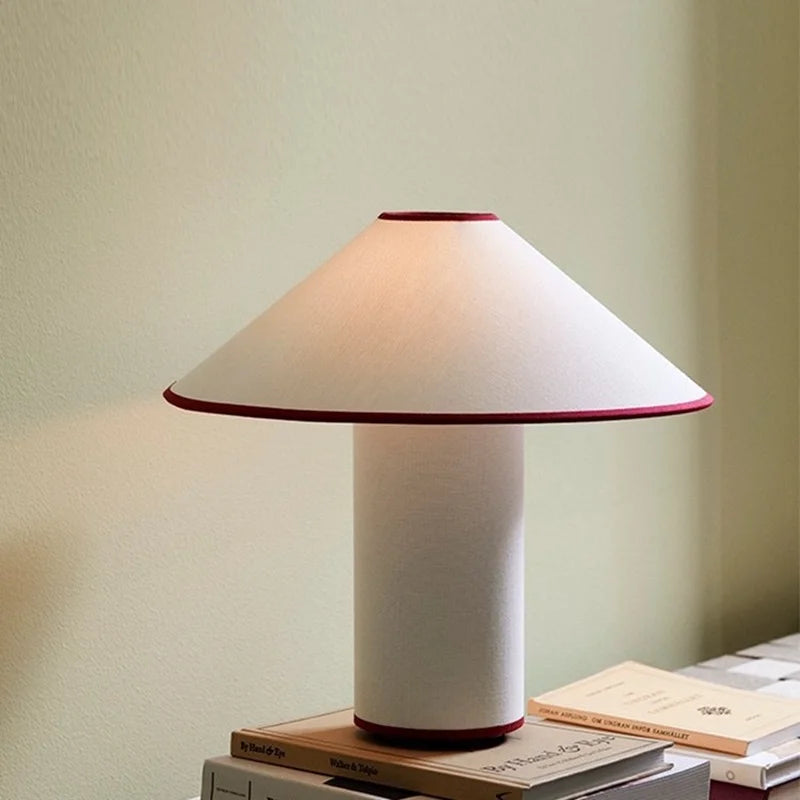 lampe à poser rétro en forme de champignon pour décoration intérieure