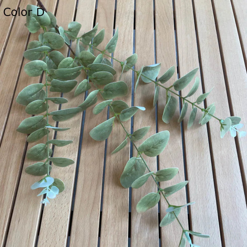 branche de plante artificielle en eucalyptus pour décoration intérieure et jardin