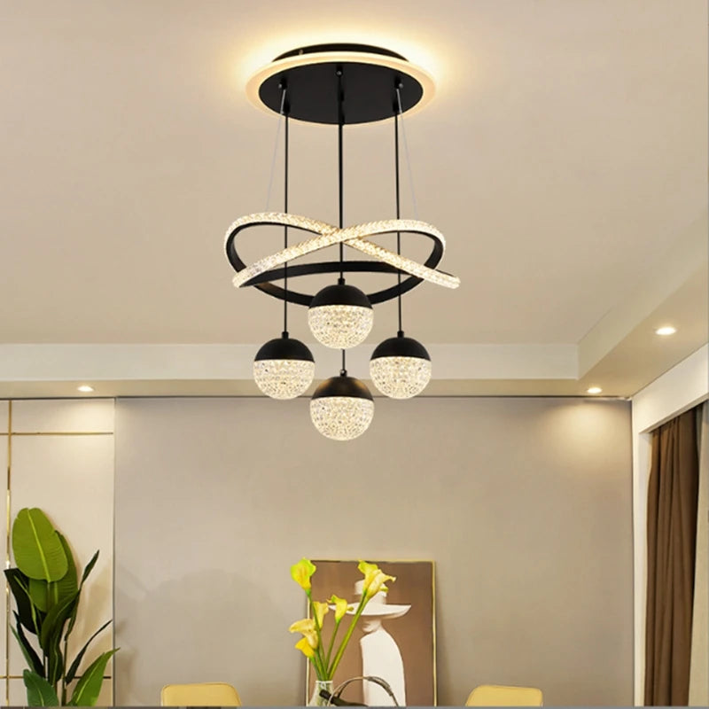 suspension moderne lumineuse pour restaurant bar ou appartement