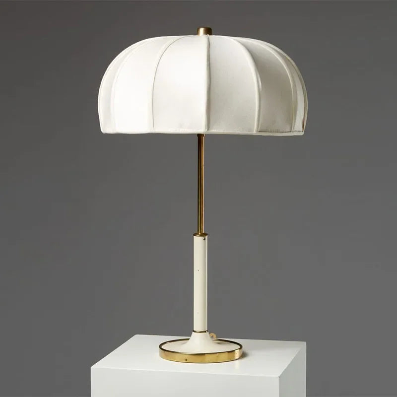 lampe à poser vintage en tissu style européen pour décoration intérieure