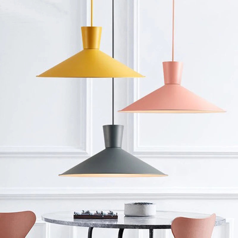 Modern Macarons Pendant Ceiling Lights, Nordic Designer Suspension Lamp for Kitchen Islands, Dining Tables, Bar Restaurant Decor