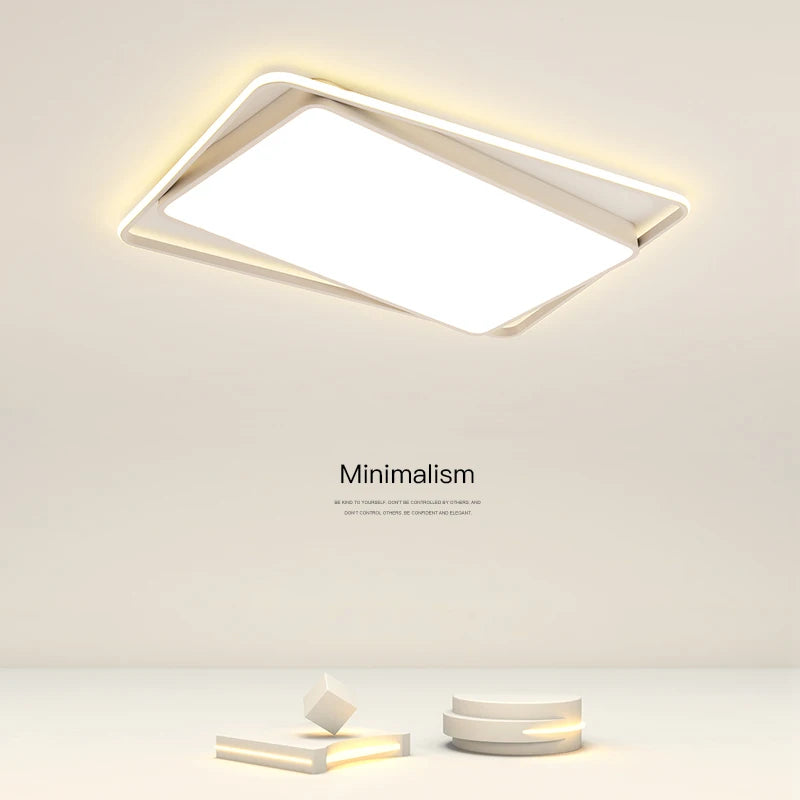 plafonnier led encastré minimaliste moderne pour loft