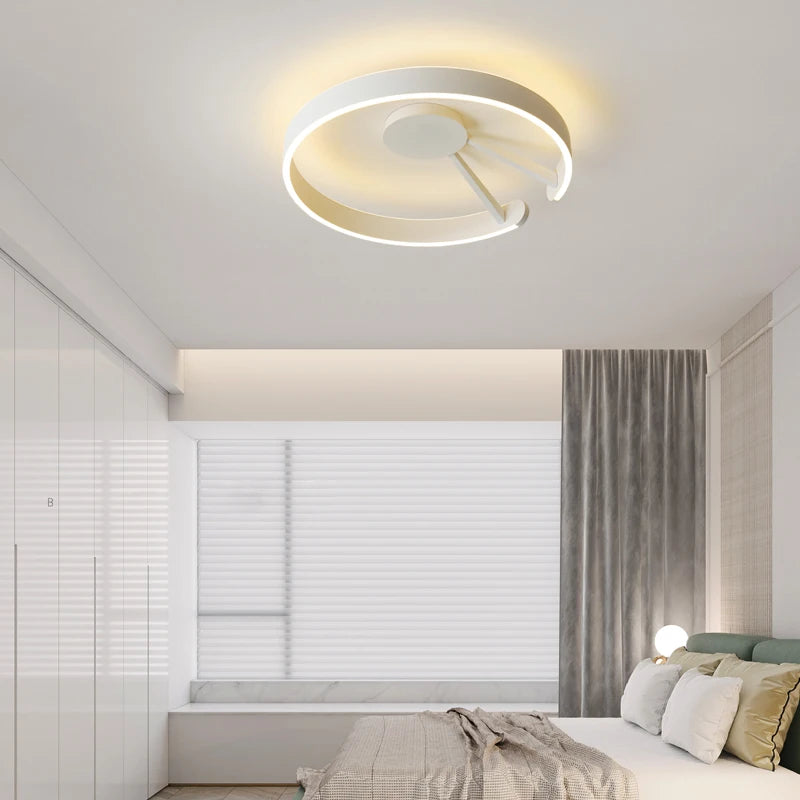 plafonnier led moderne en fer forgé acrylique pour décoration intérieure