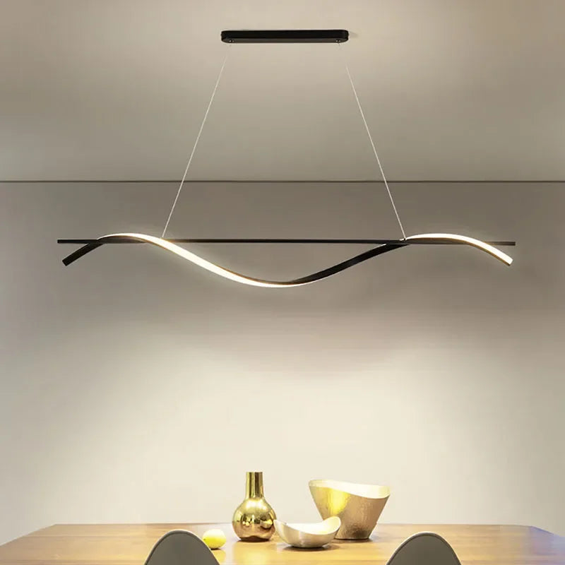 suspension à led moderne pour décoration intérieure élégante