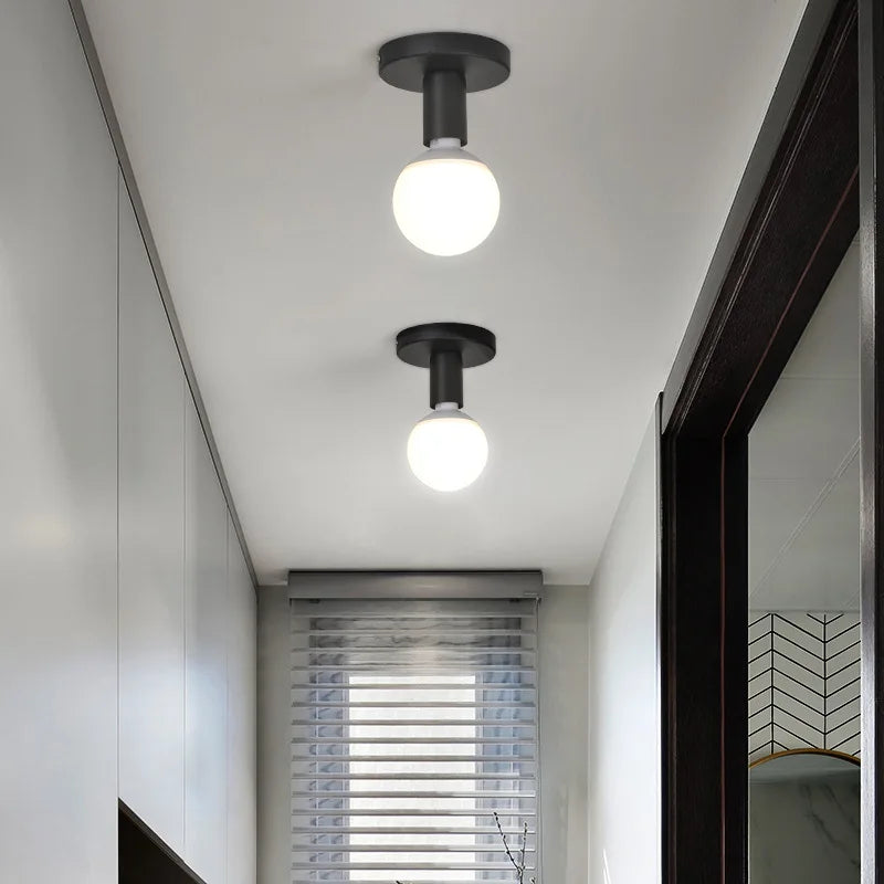 plafonnier led moderne style industriel rétro pour décoration intérieure