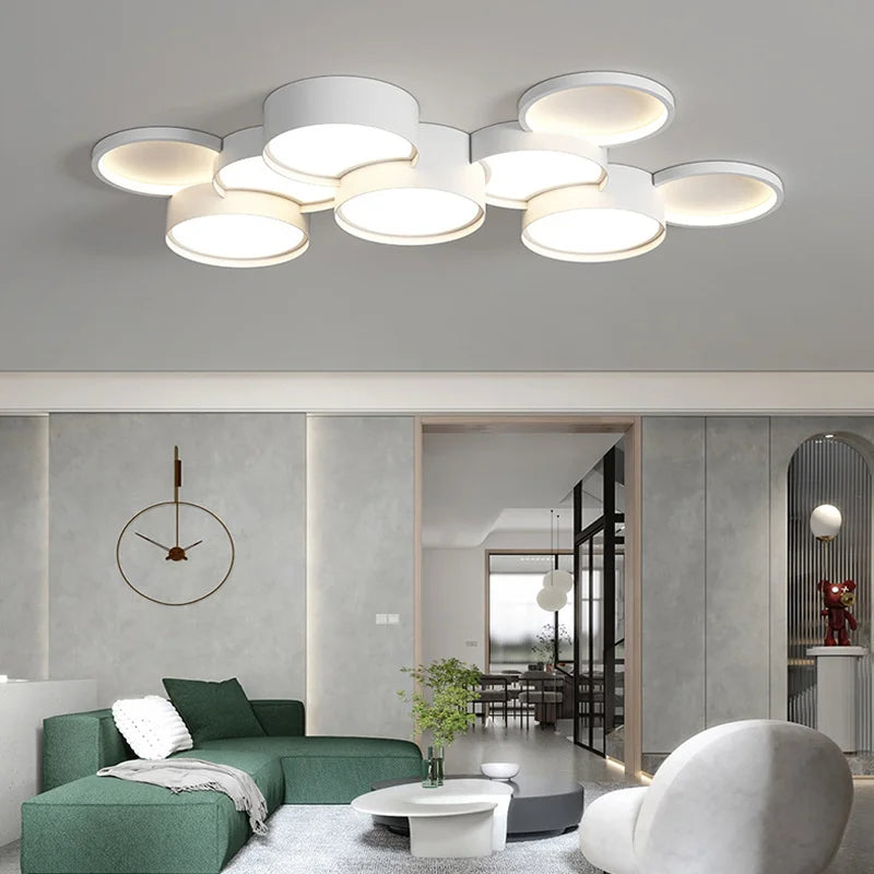 lustre moderne à leds pour un éclairage intérieur élégant