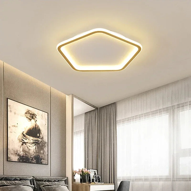 lustre led moderne simple avec forme multiple pour décoration