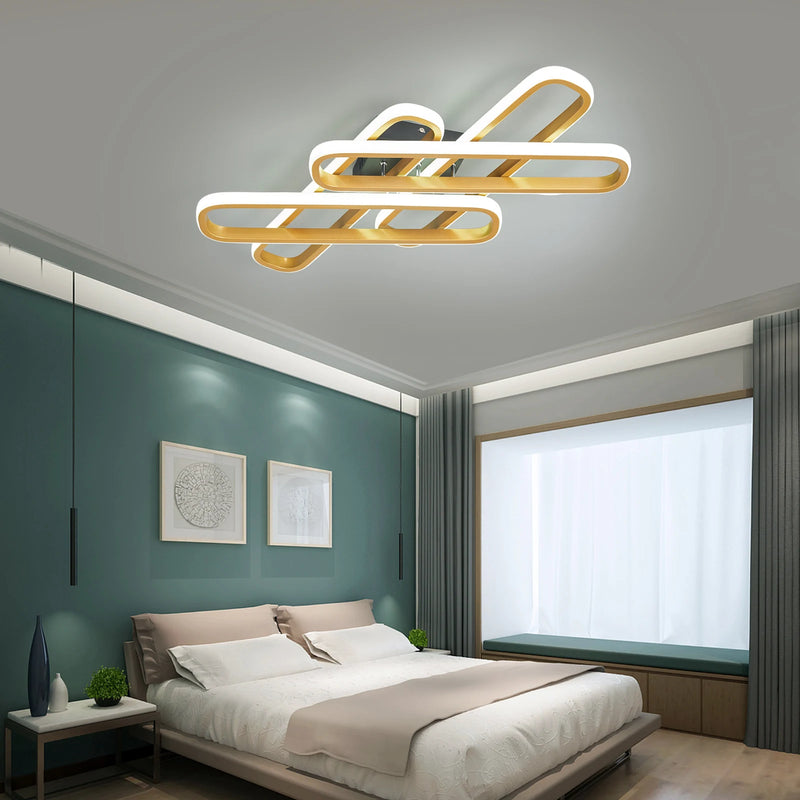 lustre moderne à LED design créatif pour intérieur