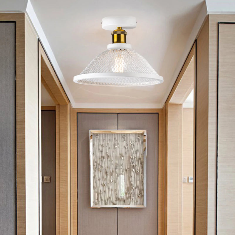 plafonnier moderne à leds style vintage industriel rétro loft