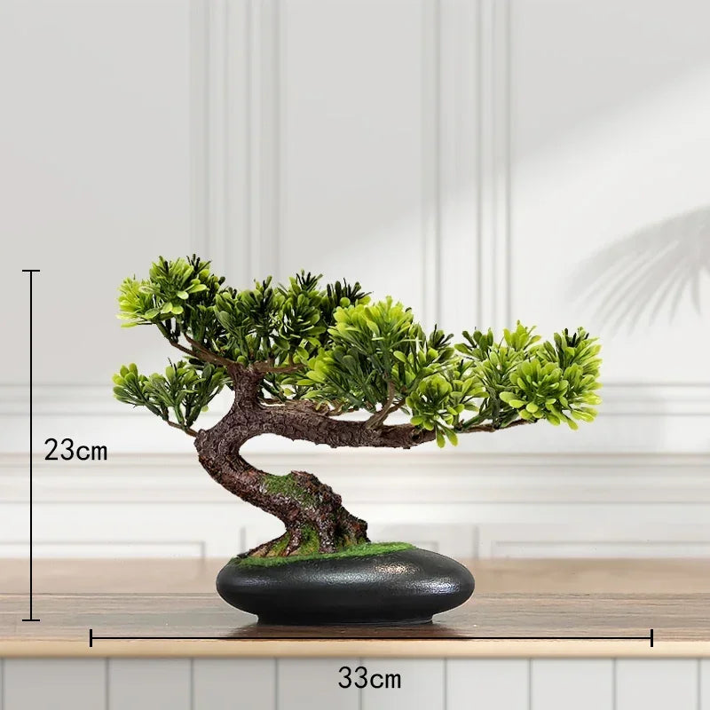 simulation arbre bonsaï pour décoration intérieure et aménagement extérieur