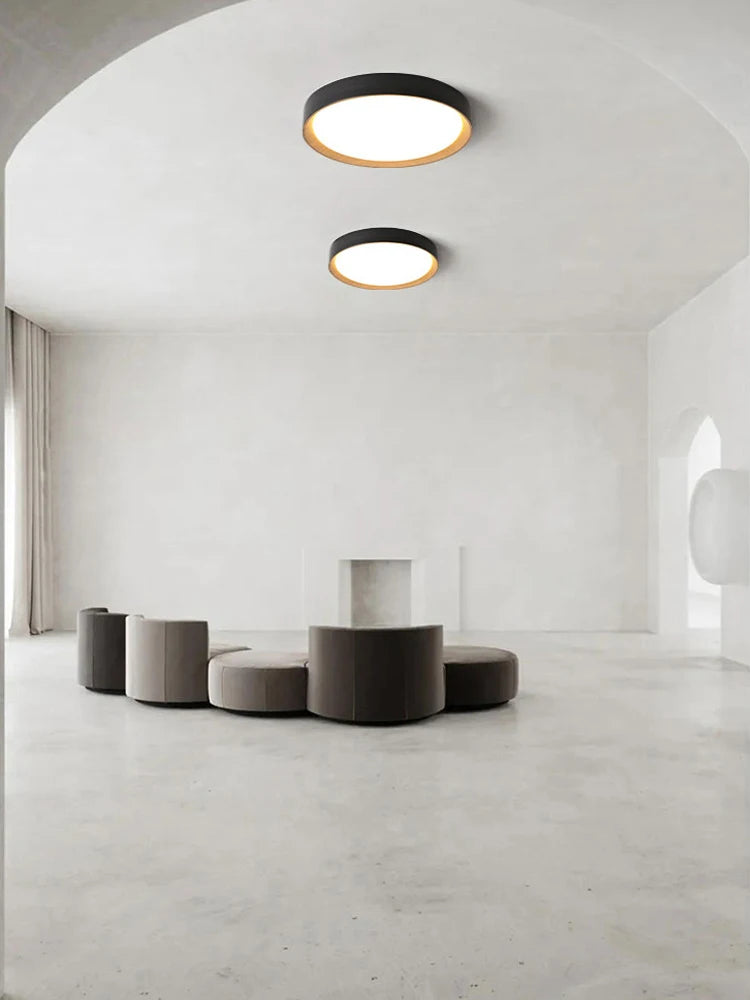 plafonnier led rond design italien pour intérieur moderne