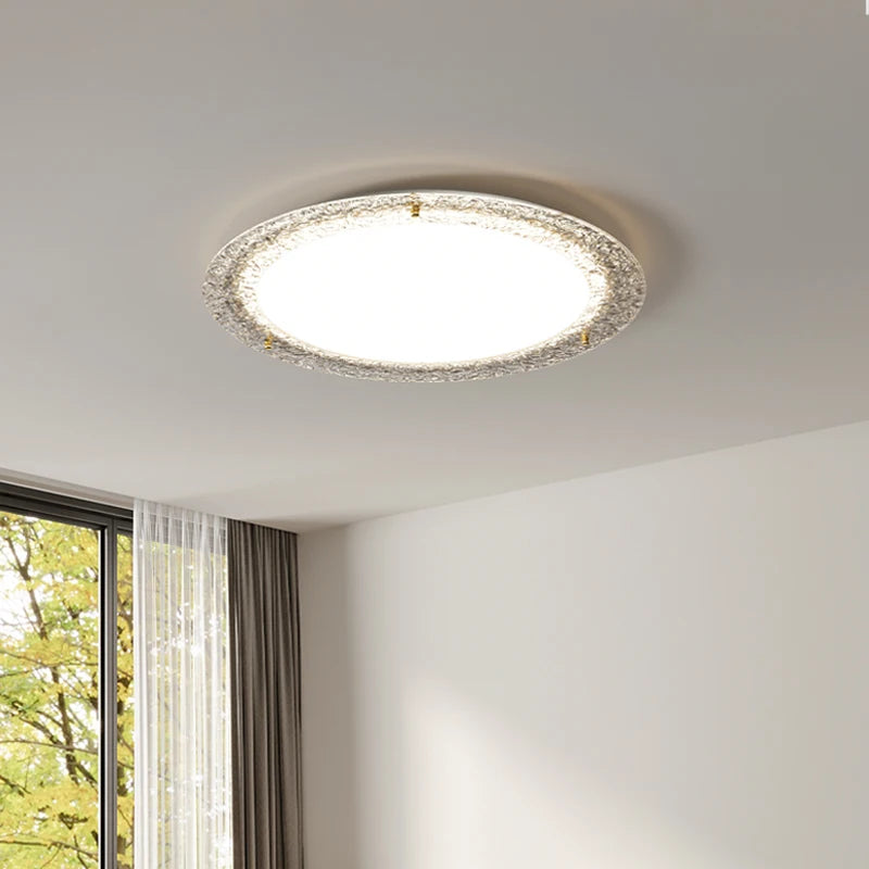 plafonnier led en cristal moderne et luxueux pour intérieur