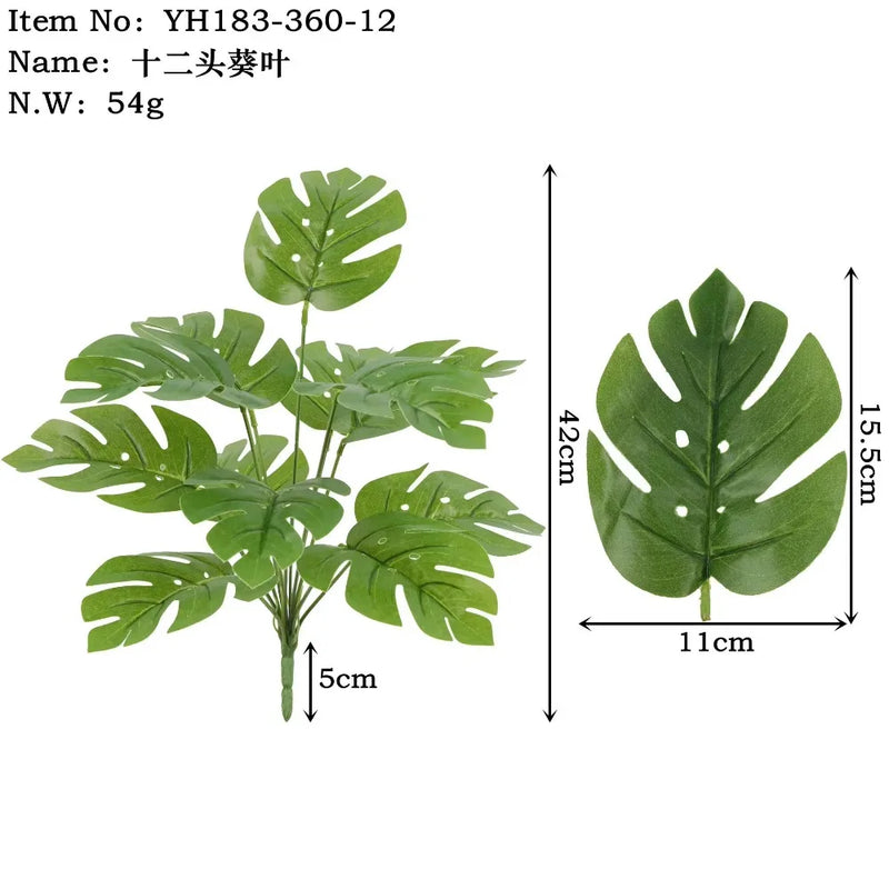 plantes artificielles palmier tropical pour décoration intérieure et extérieure