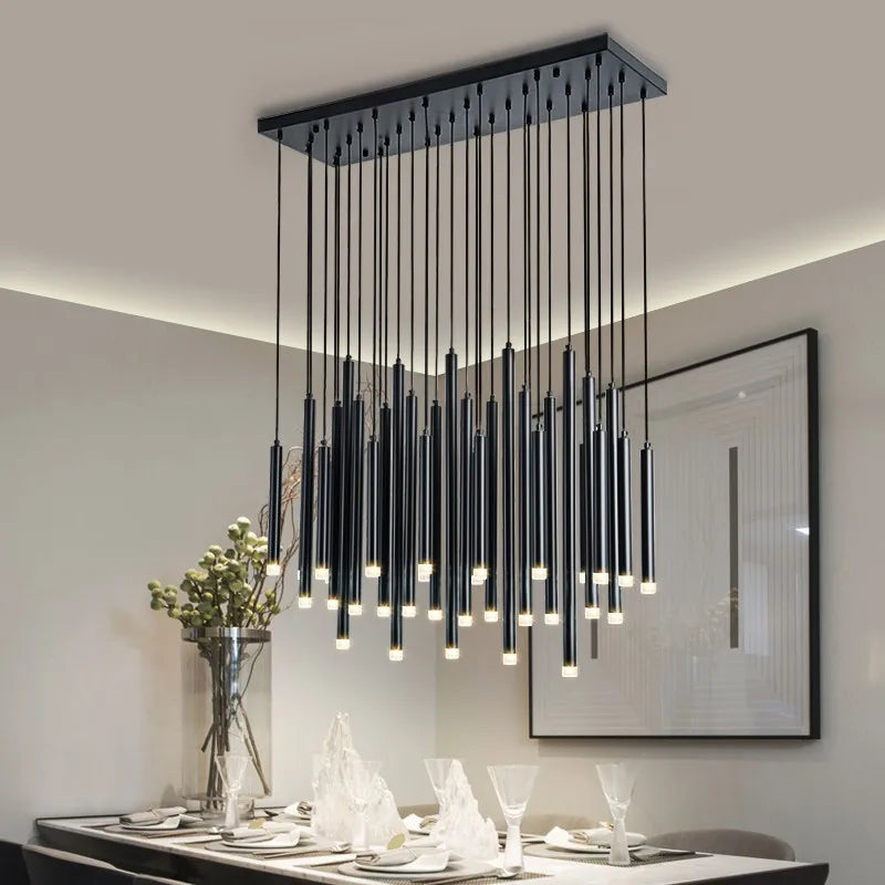 lustre led minimaliste moderne décoratif de luxe nordique