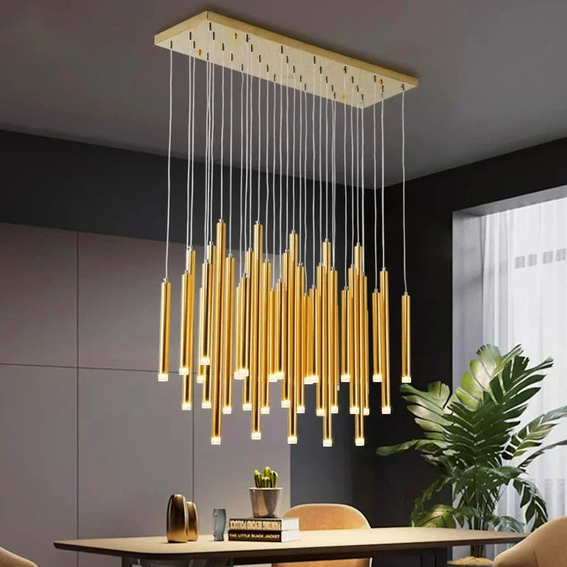 lustre moderne en goutte d'eau pour éclairage intérieur 2024