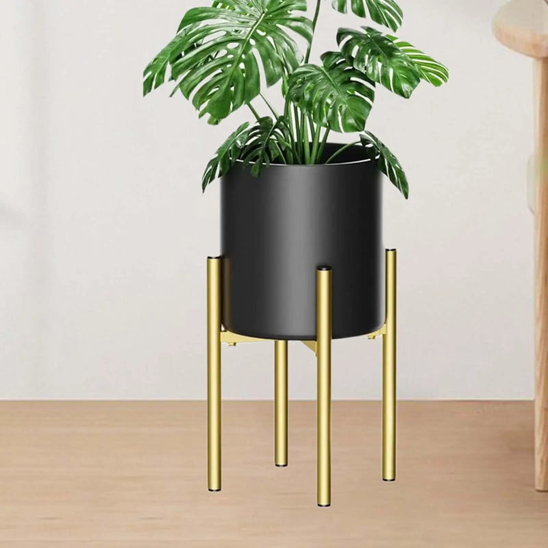 support de plantes en métal élégant et réglable pour intérieur extérieur