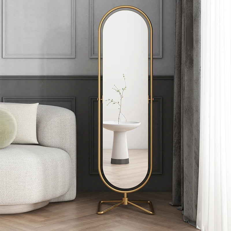 miroir de vanité de luxe grand format pour décoration intérieure