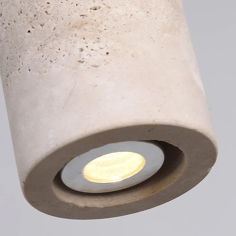 lustre moderne en pierre naturelle pour décoration intérieure