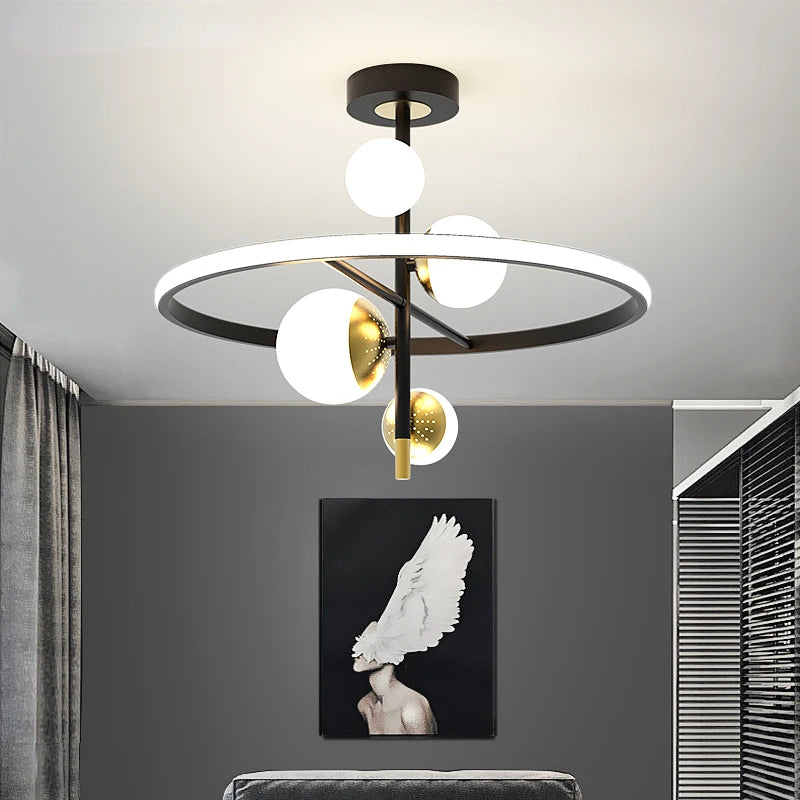 lustre nordique design pour éclairage intérieur moderne élégant