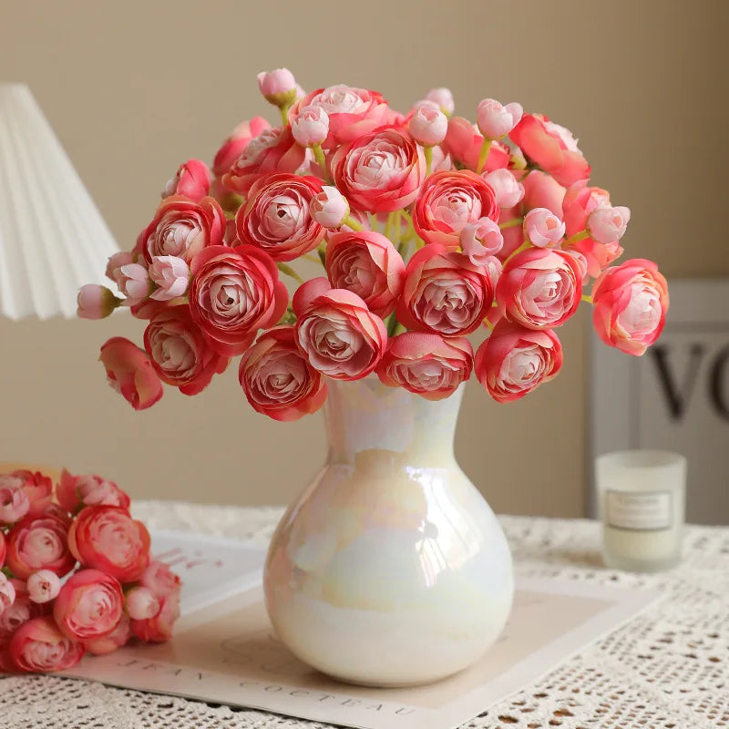 bouquet de fleurs artificielles pour mariage et décoration