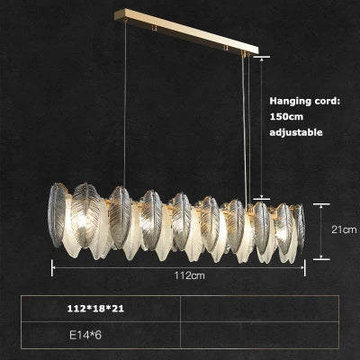 lustre suspendu led art déco avec plumes blanches et grises