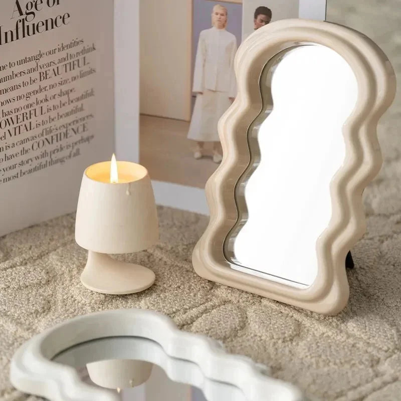 miroir nuage décoratif pour maquillage à suspendre