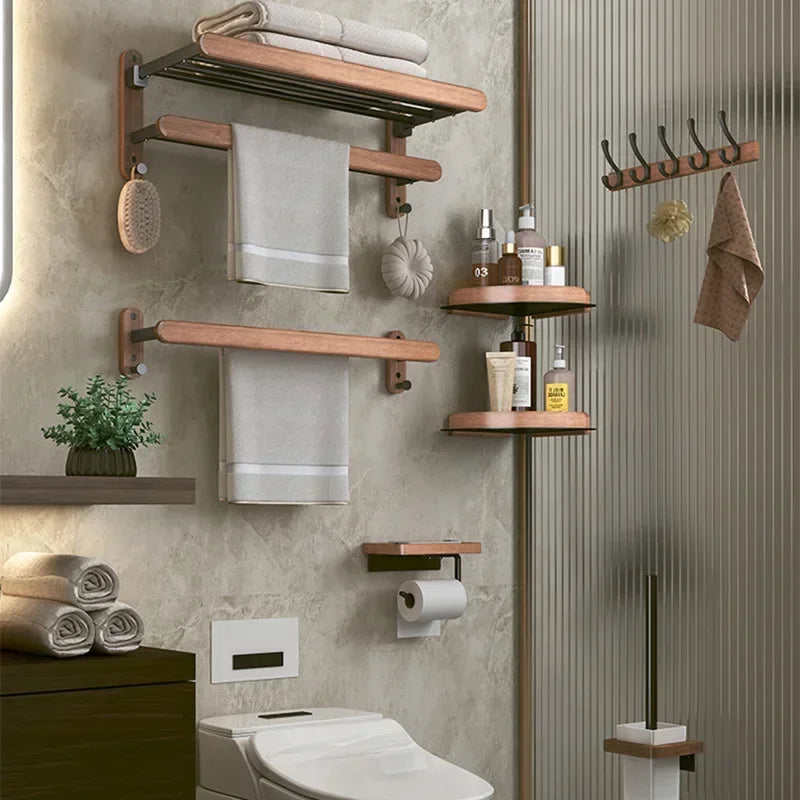 ensemble de quincaillerie en bois pour salle de bain