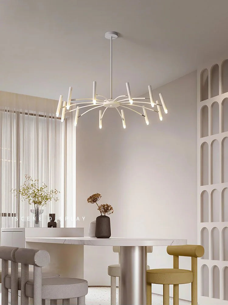 lustre moderne en design nordique pour un éclairage élégant