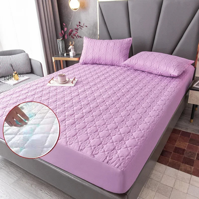 protege matelas imperméable antidérapant pour lit simple double queen king