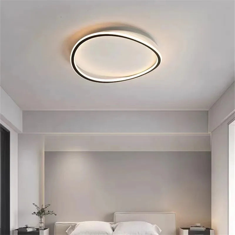 plafonnier minimaliste rond lumineux design créatif moderne