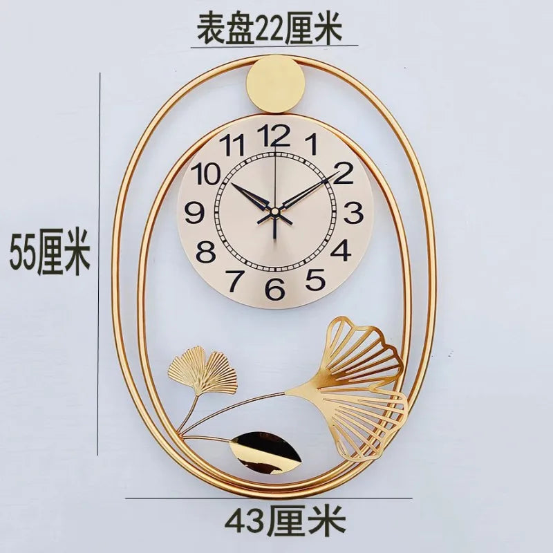 horloge murale moderne de luxe design suspendu décoratif