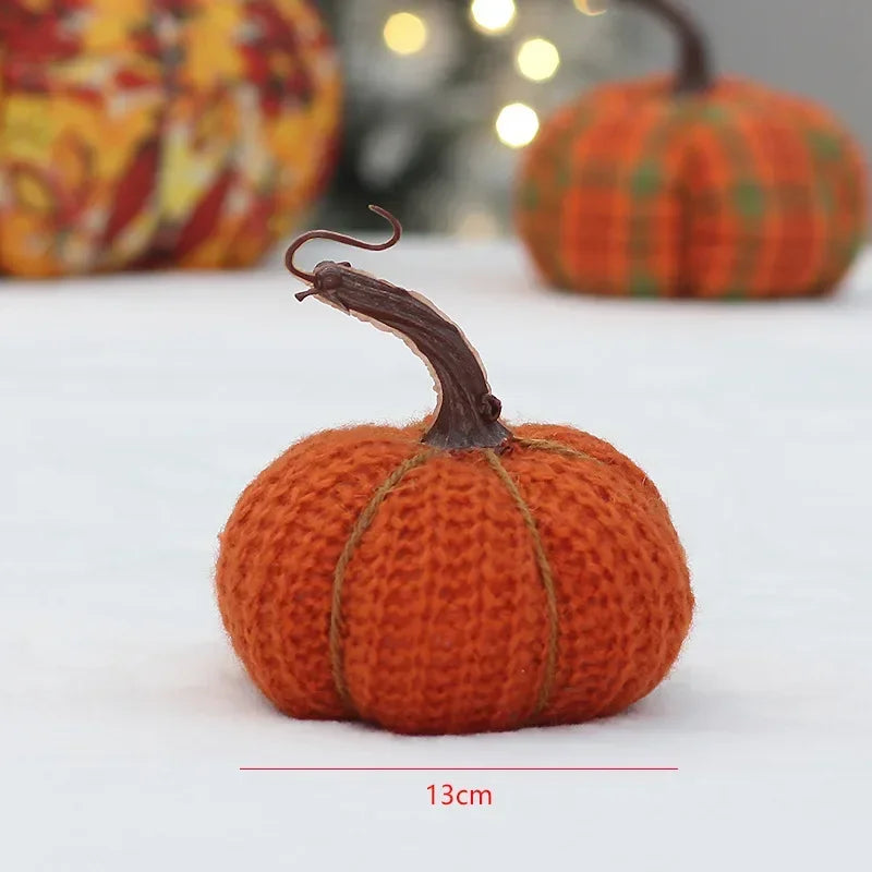 citrouilles décoratives en tissu pour halloween thanksgiving et fêtes