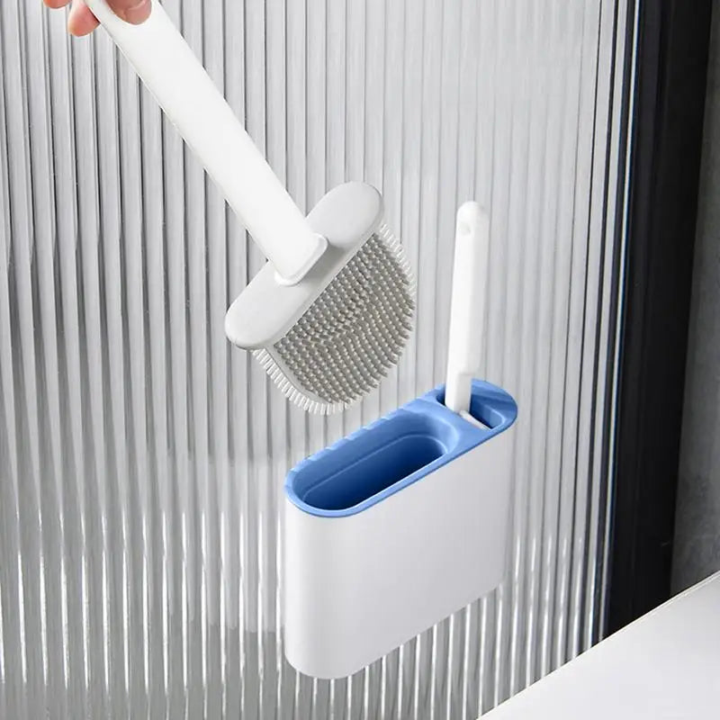 brosse de toilette à séchage rapide avec support mural et nettoyage efficace