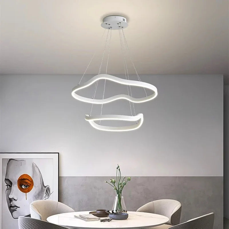 lustre suspension led pour éclairage intérieur moderne