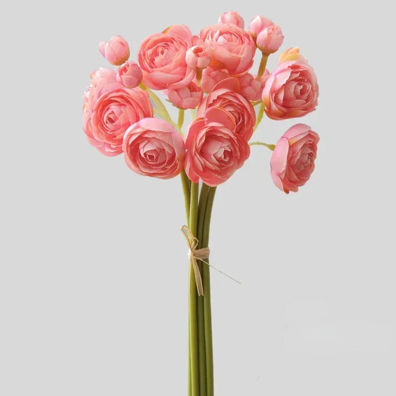 bouquet de roses artificielles pour décoration de balcon