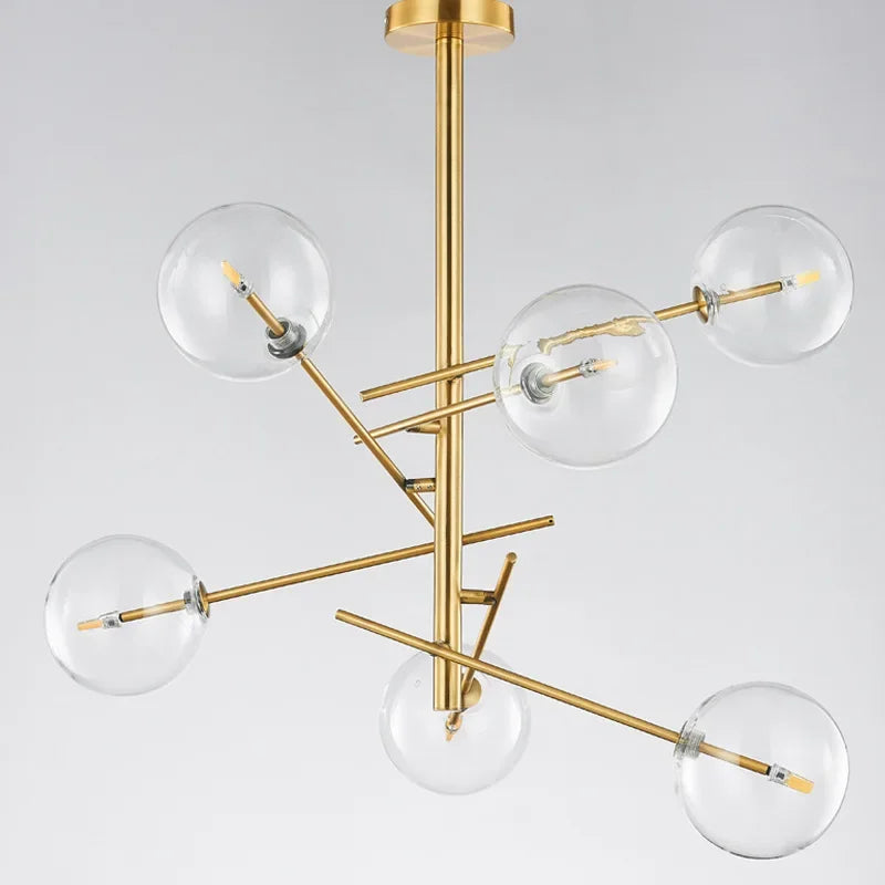 suspension en verre moderne pour décoration créative et élégante