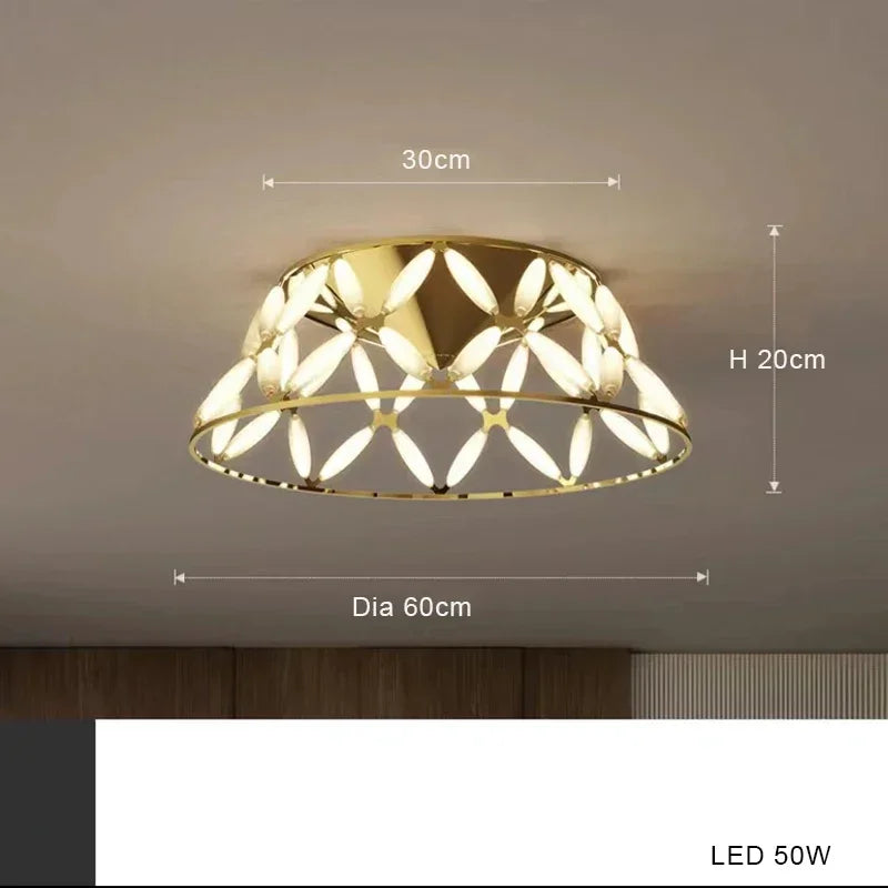 lustre nordique moderne lampe led créative pour décoration intérieure