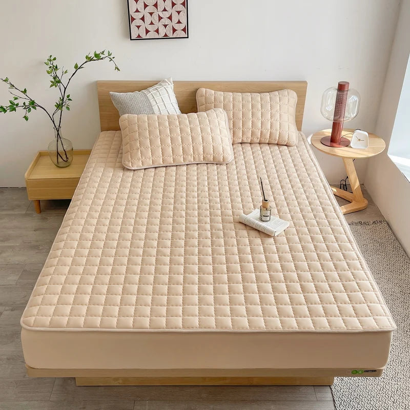 protège-matelas imperméable anti-acariens antibactérien motif relief