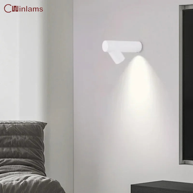 applique murale led minimaliste en bambou style nordique créative