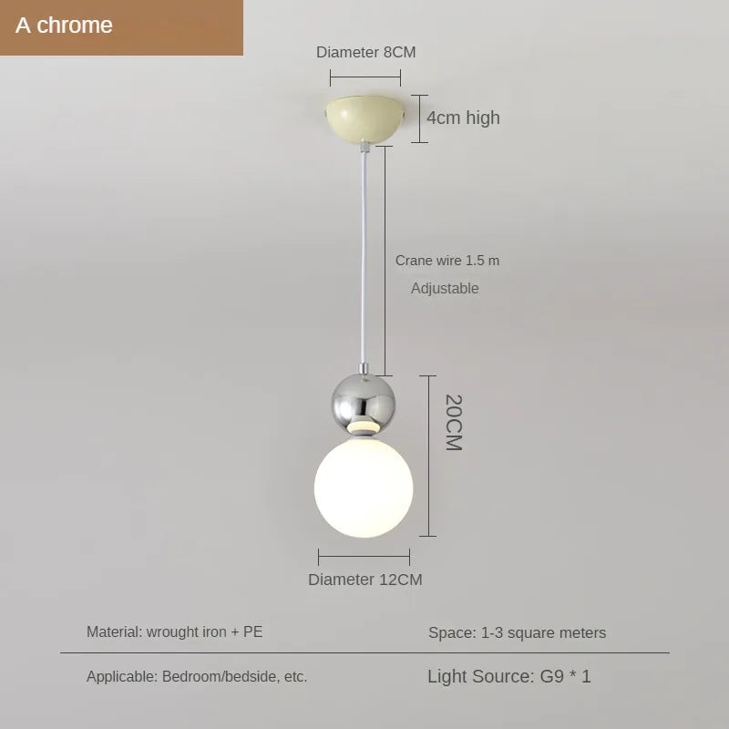 lustre nordique moderne en forme de gourde créative pour intérieur