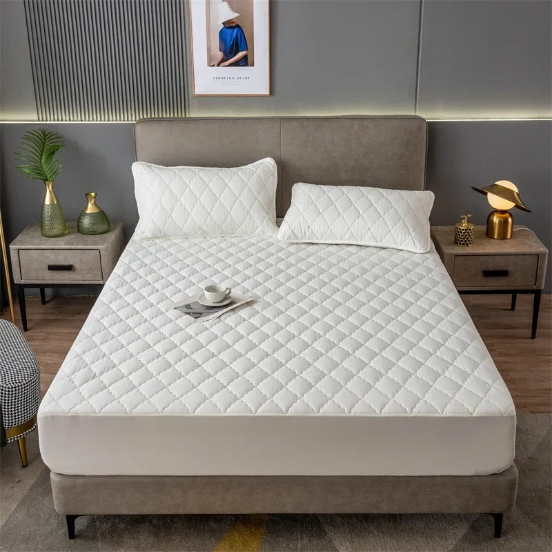 protege matelas imperméable antidérapant pour lit simple double queen king