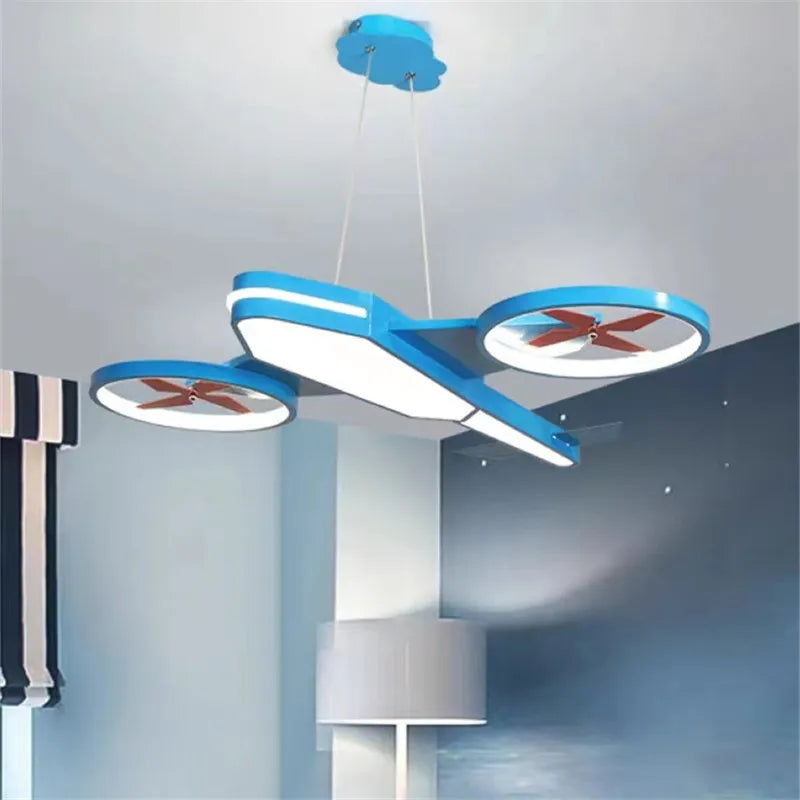 plafonnier avion nordique décoration intérieure lumière dimmable pour enfants