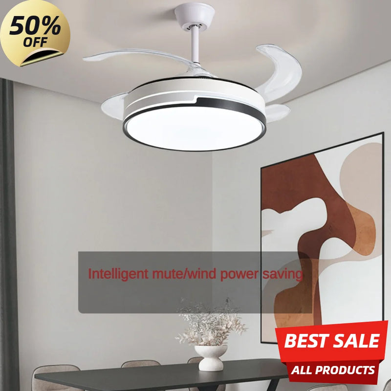 ventilateur led invisible moderne pour décoration intérieure élégante