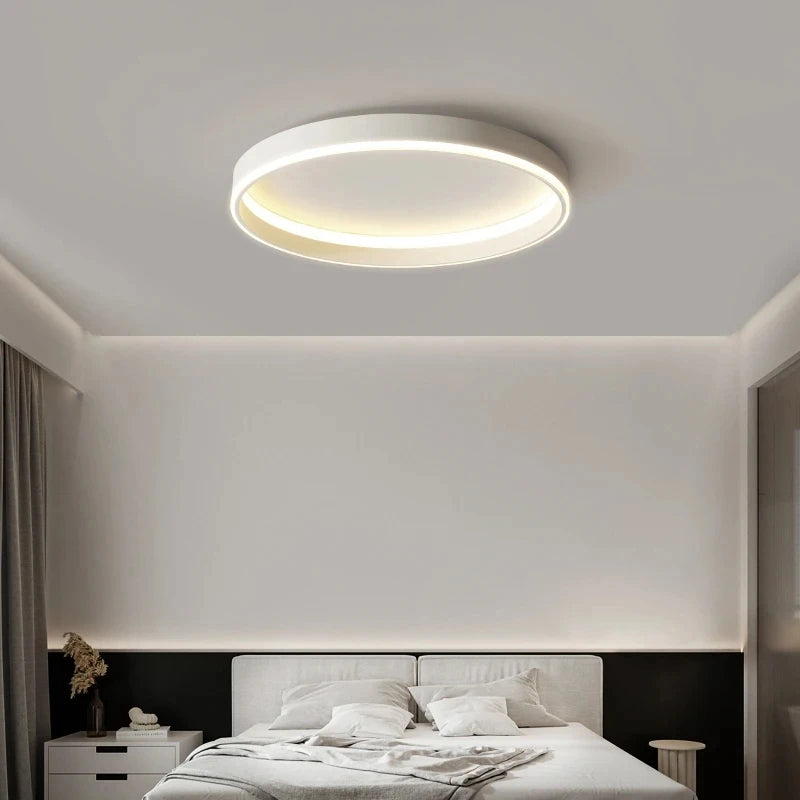 plafonnier led rond minimaliste design nordique moderne luminaire décoratif d'intérieur