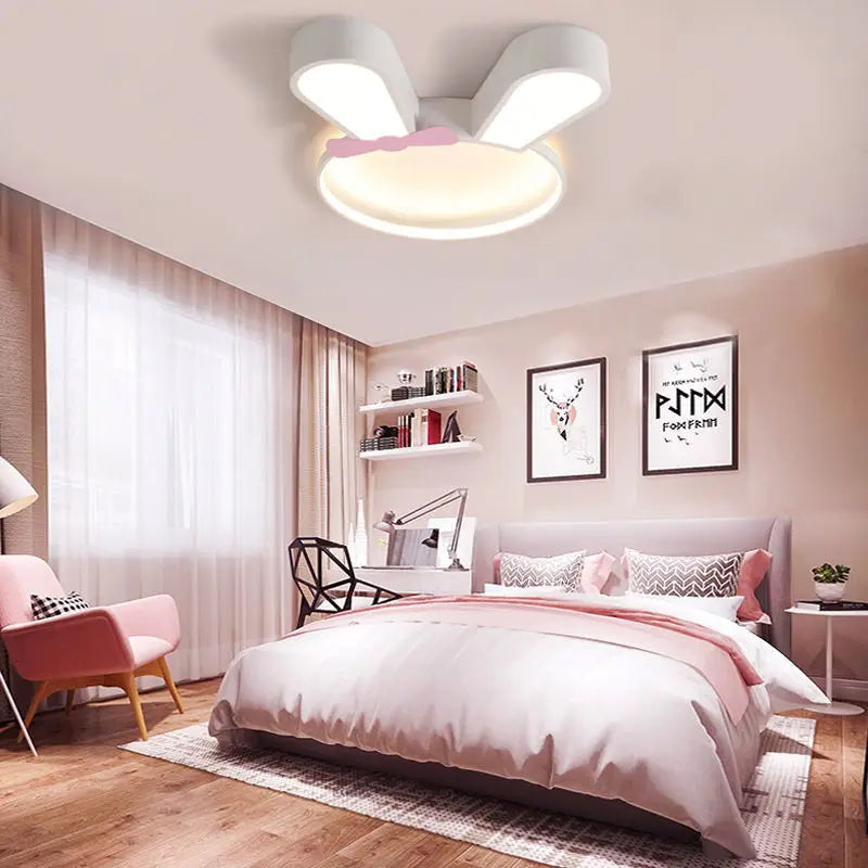 lustre led lapin moderne pour enfants décoration intérieure simple