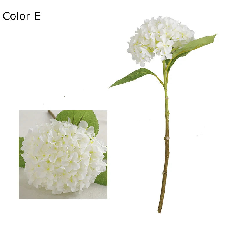 fleur d'hortensia artificielle pour décoration de mariage et fête